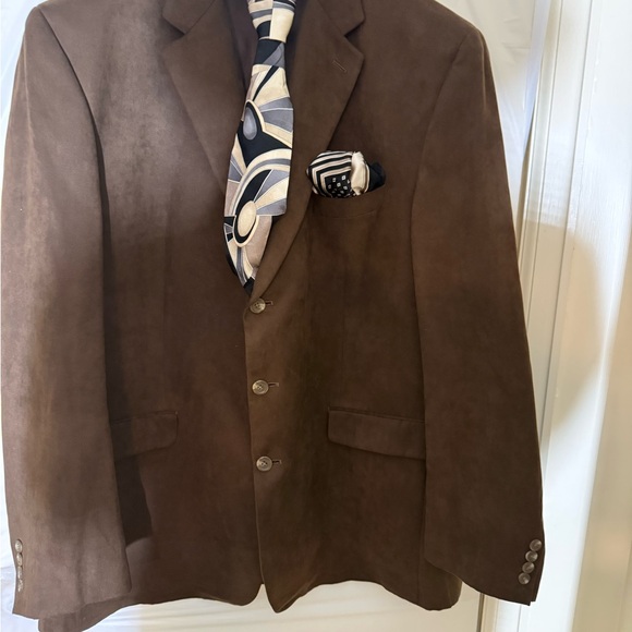 Chaps Other - Chaps Brown Suede Sport Coat